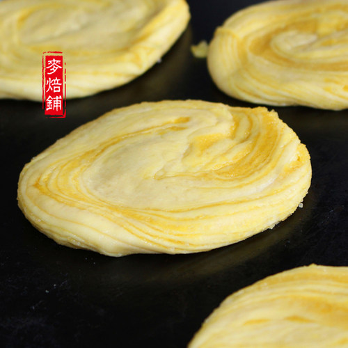 内蒙特产甜咸油旋儿饼 呼市焙子 手工孟封饼 扭丝饼传统糕点点心 - 图2