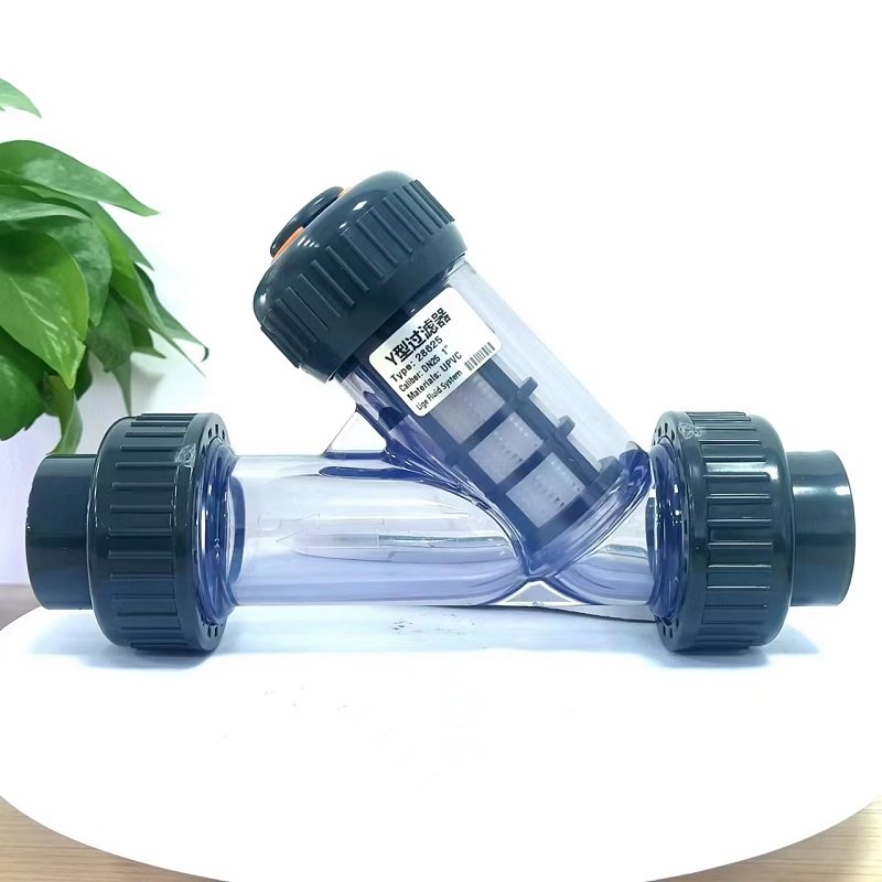 【高品质】塑料Y型过滤器  DN15/20/25/32/40UPVC 管道滤网过滤器,淘宝优惠券,粉丝福利购,淘宝优惠卷