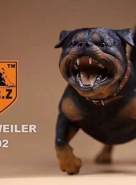 Mrz官方罗威纳模型手办摆件礼物