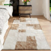 High-end no-wash and wipeable bedroom bedside carpet floor mats