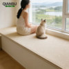 Linen imitation fabric 0 formaldehyde thin bay window mat