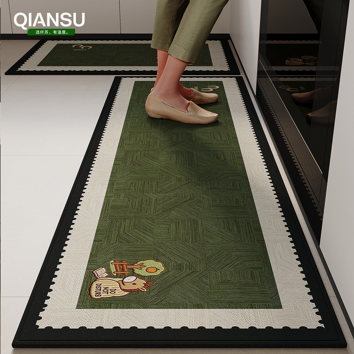 God of Cooking recommends professional non-slip no-wash wipeable kitchen mats
