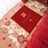 Wedding room new red bedside blanket wedding atmosphere decoration