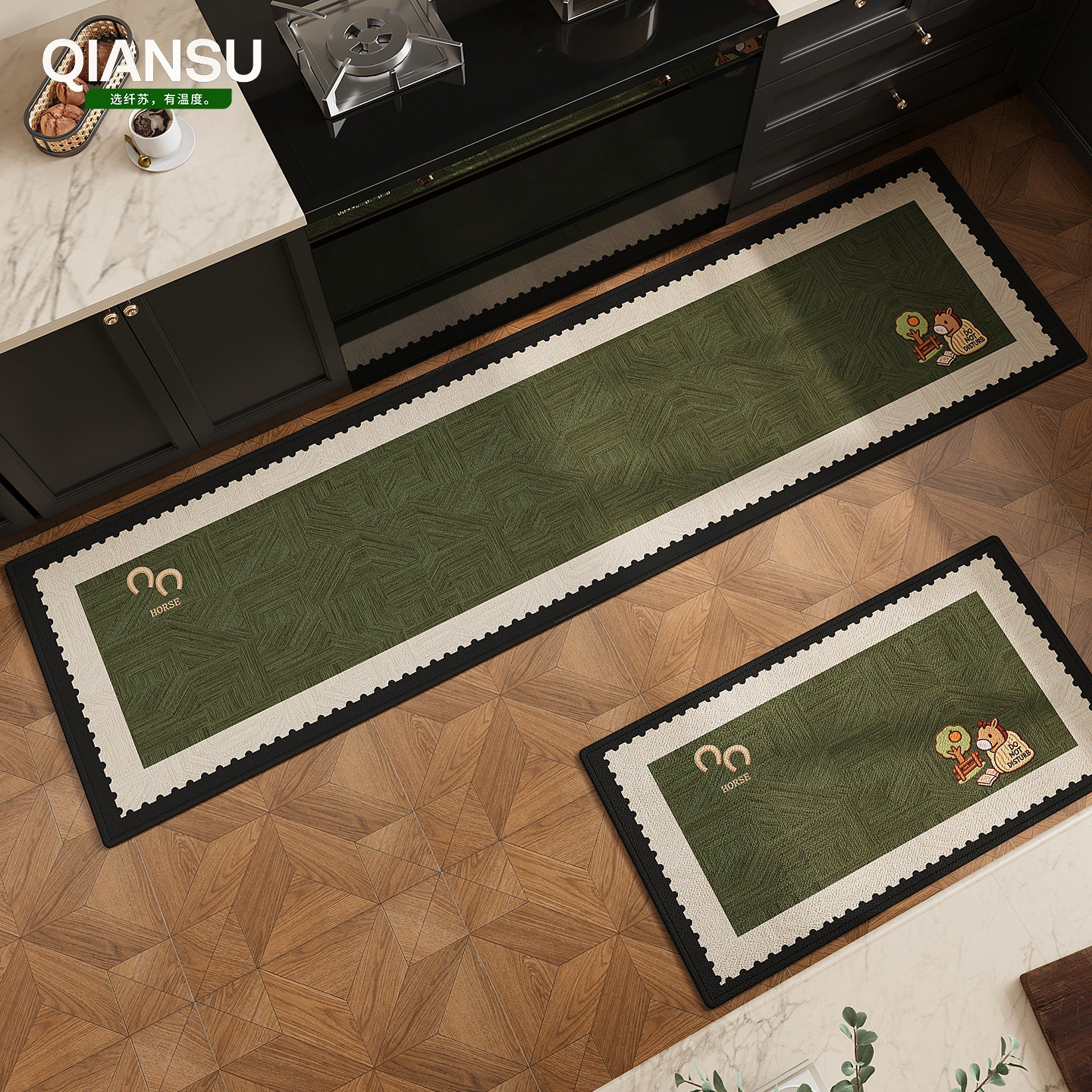 God of Cooking recommends professional non-slip no-wash wipeable kitchen mats