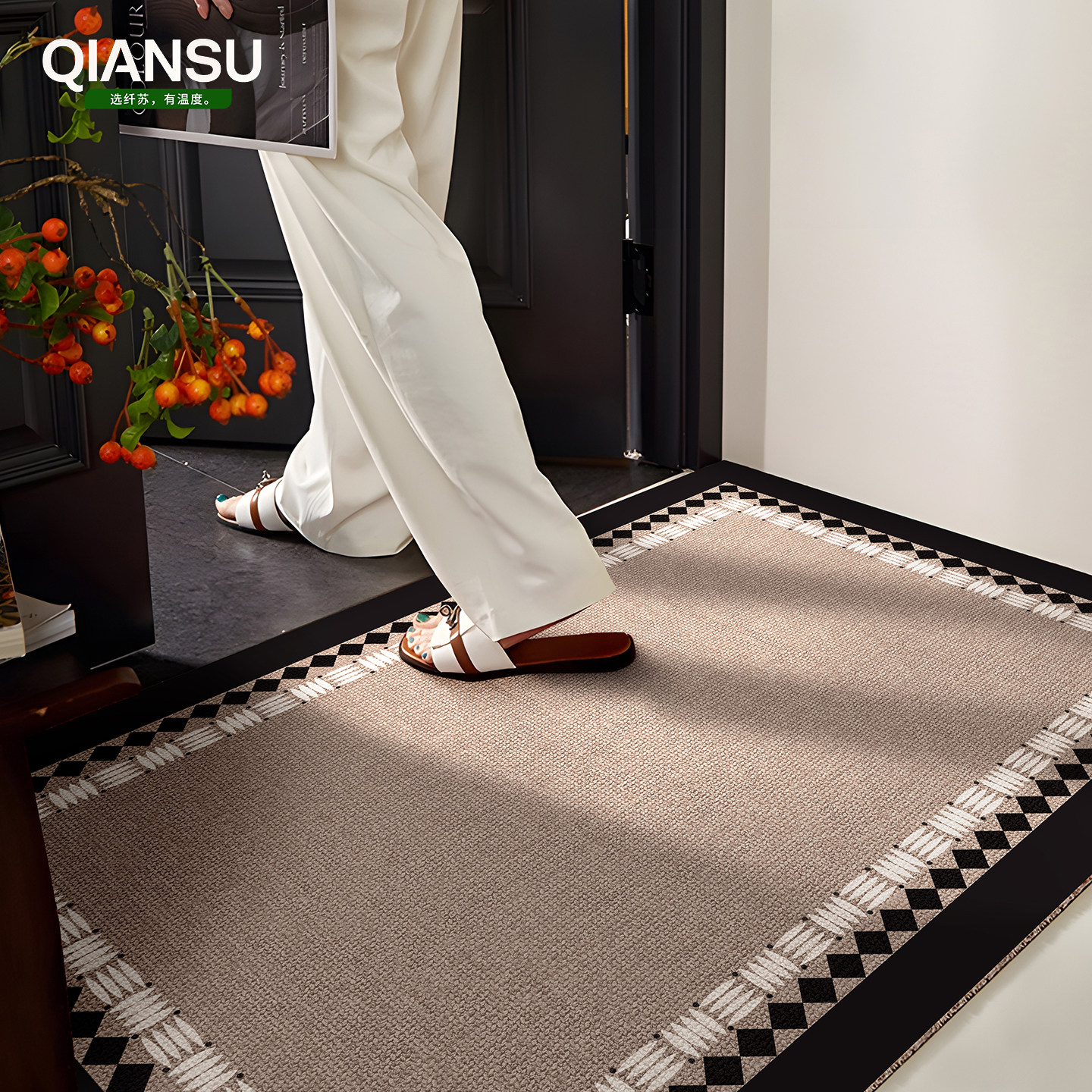 入户门地垫丝圈门外地毯免洗门垫新款门口可裁剪脚垫耐脏高级防滑,淘宝优惠券,粉丝福利购,淘宝优惠卷