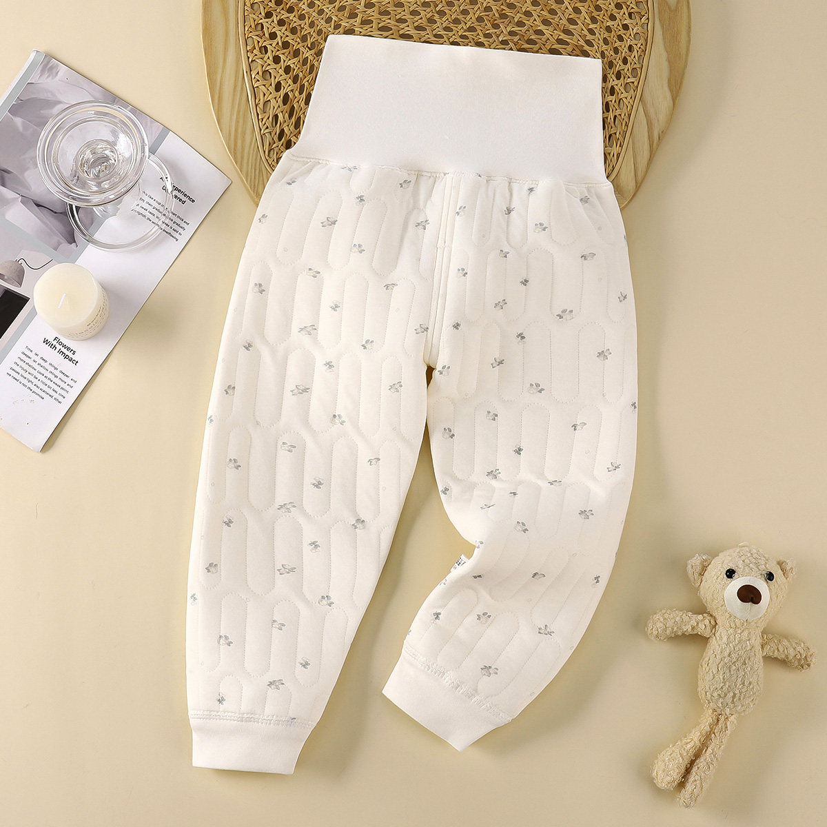 婴儿裤子夹棉居家内穿保暖裤儿童高腰护肚裤秋天加厚宝宝睡裤冬装,淘宝优惠券,粉丝福利购,淘宝优惠卷