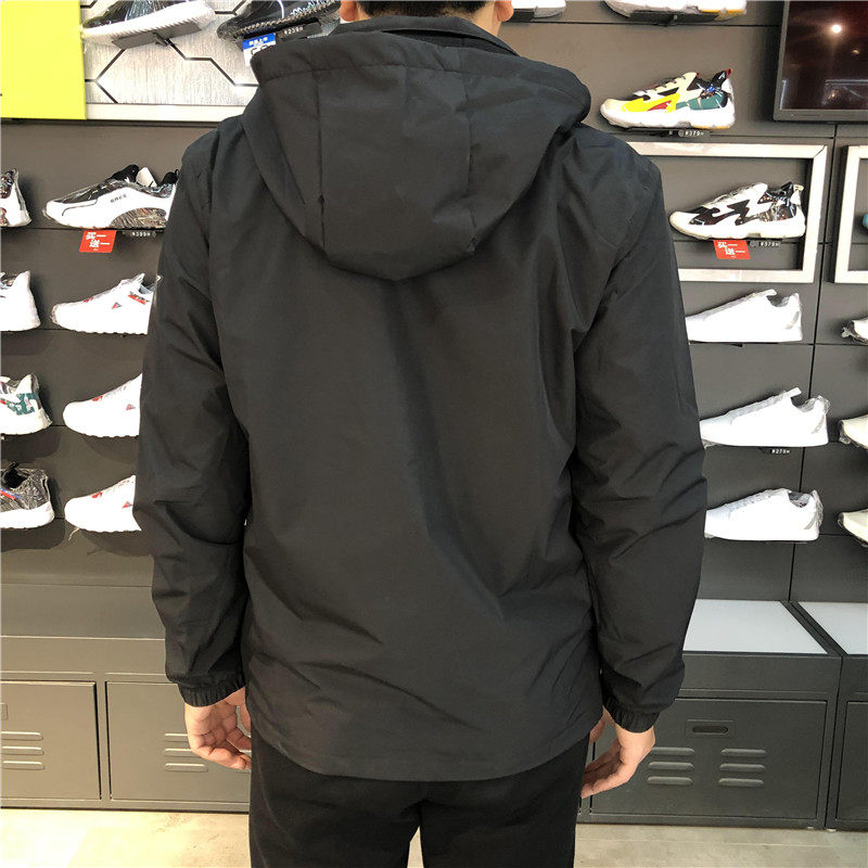鸿星尔克男装2022秋季新款透气带帽运动外套休闲防风夹克时尚风衣,淘宝优惠券,粉丝福利购,淘宝优惠卷