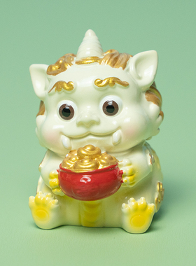 可爱办公室神兽车载桌面招财摆件
