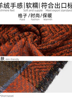 Women Hooded Cape Ponchos Sweater, Shawl Wrap Scarf 披肩斗篷