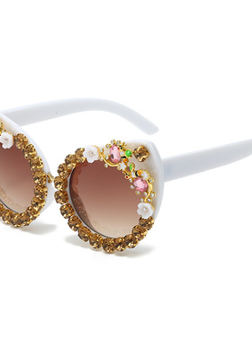 Sunglasses for Women Cat Eye bling rhinestone Sun Glasses