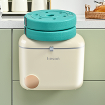 Kitchen trash can home 2023 new with cover wall-mounted kitchen waste special toilet hanging wall toilet hanging wall