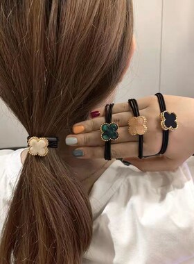 四叶草头绳发绳百搭小清新