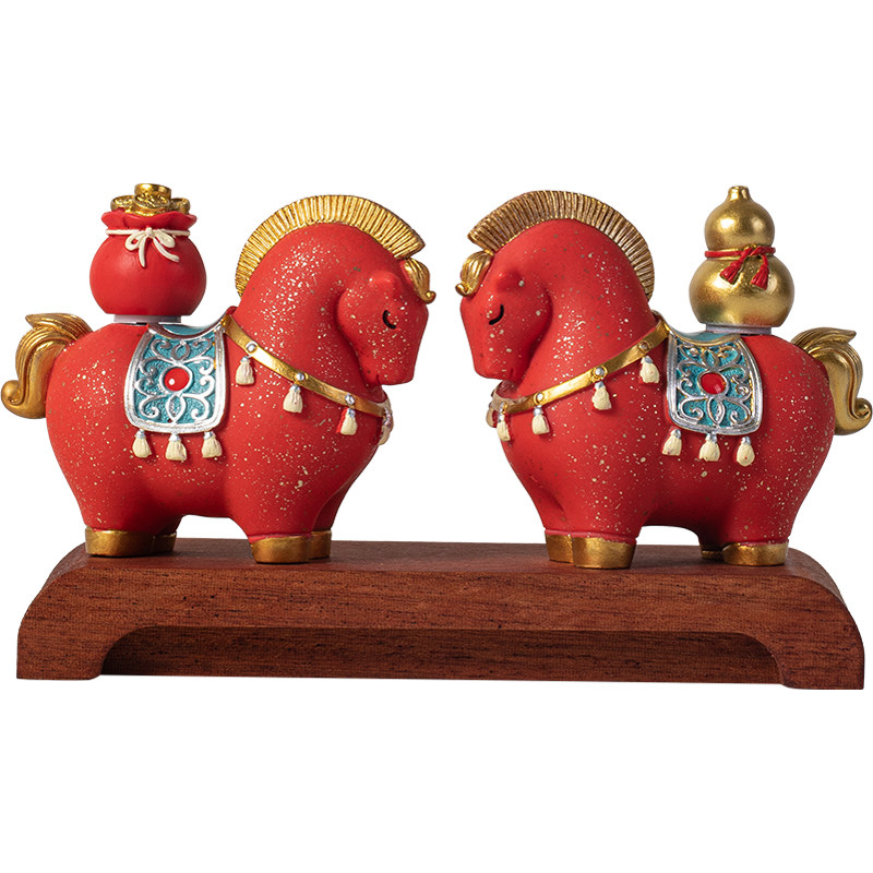 创意可旋转福禄福袋马桌面摆件家居客厅玄关装饰品马上发财送礼品,淘宝优惠券,粉丝福利购,淘宝优惠卷