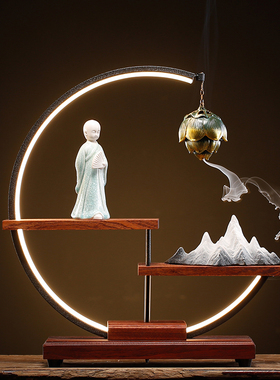 实木博古架新中式桌面摆件装饰