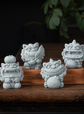 青砂石祝福新中式桌面事业有成