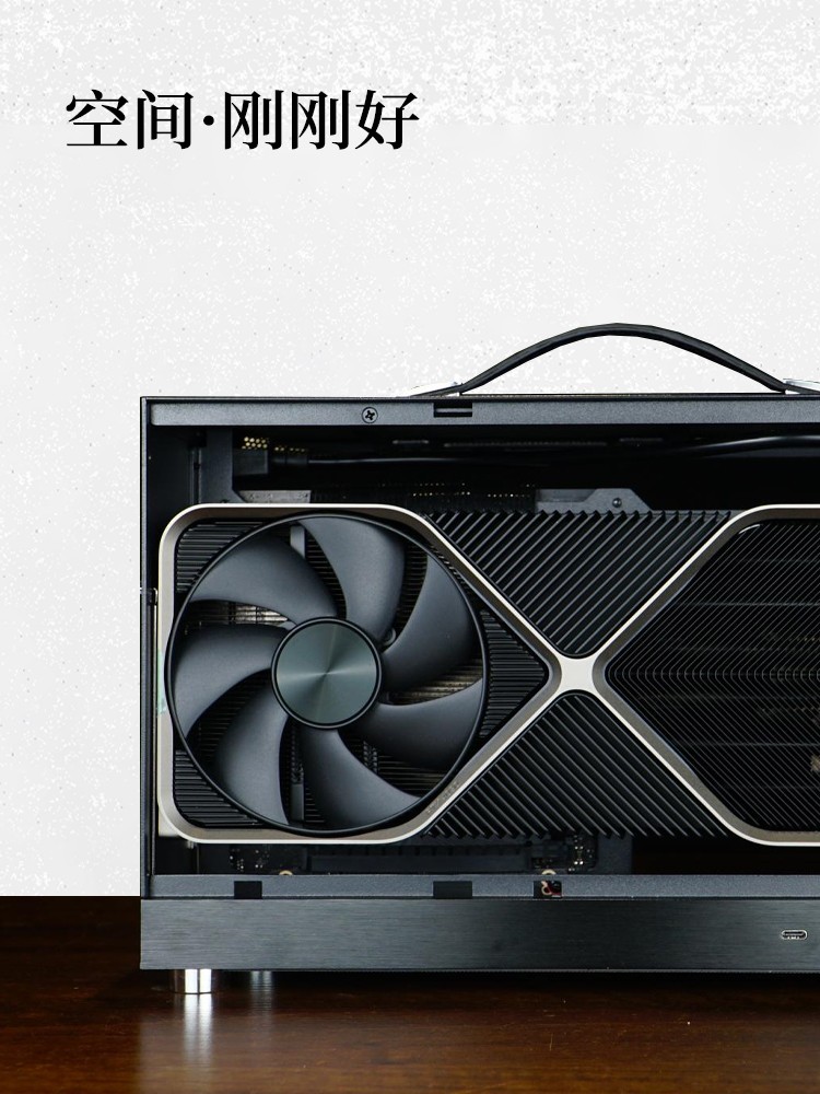 闪鳞S400 V2 10.8L小钢炮 13600K/RTX4070ti 迷你桌面便携ITX主机 - 图0