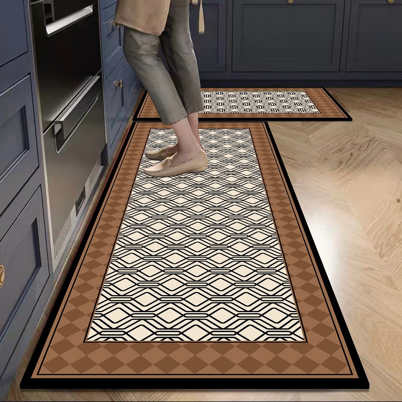 厨房专用地垫可擦洗免洗硅藻泥防水防油脚垫垫子吸水防滑耐脏地毯,淘宝优惠券,粉丝福利购,淘宝优惠卷