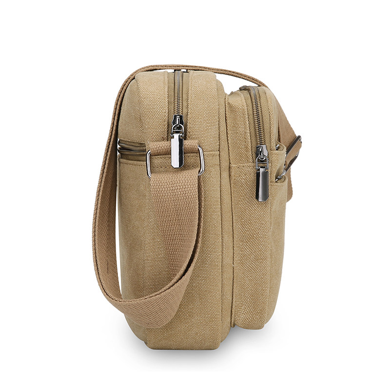 韩版潮流时尚男包大容量多层男士休闲包工具包收钱包耐用帆布包包,淘宝优惠券,粉丝福利购,淘宝优惠卷