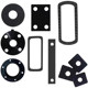 Rubber gasket silicone gasket Dingqing gasket ethylene-propylene sealing gasket special-shaped parts rubber pad