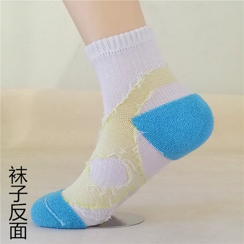 短筒男女袜纯棉四季低帮情侣跑步袜吸汗浅口显瘦压力运动羽毛球袜 - 图0