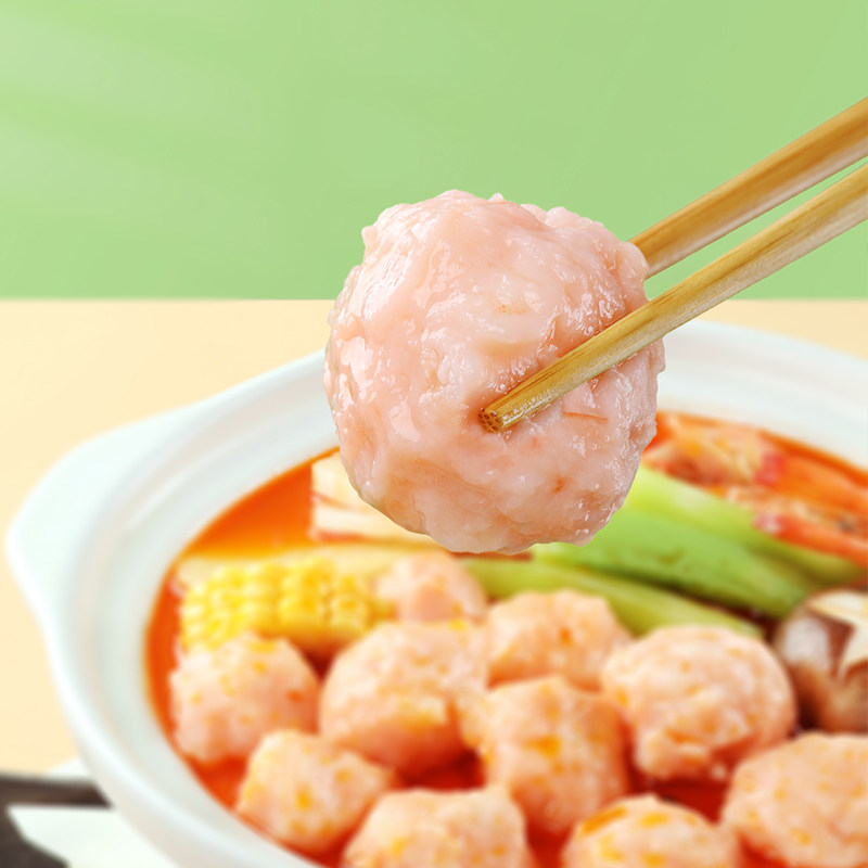安井虾滑球150g锁鲜装虾球火锅豆捞麻辣烫关东煮丸子冷冻食材配菜,淘宝优惠券,粉丝福利购,淘宝优惠卷