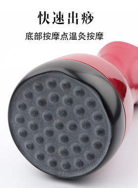 艾灸无线震动按摩使用便携砭石