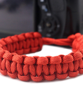 民族风工艺饰品 创意款相机带户外七芯伞绳编织简约 相机失手绳