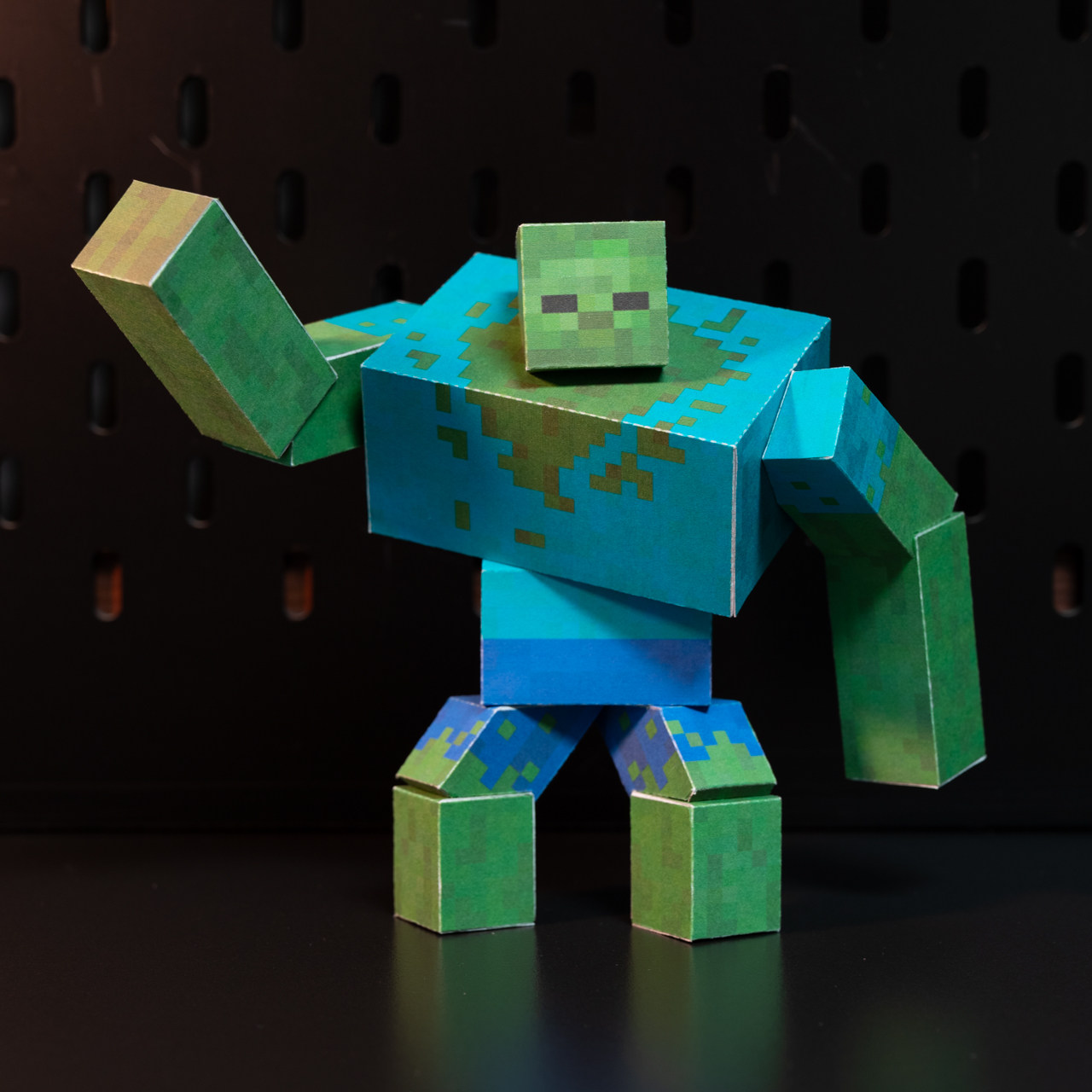 我的世界磁力超可动突变僵尸尸壳手工DIY纸模型周边人偶手办玩具,淘宝优惠券,粉丝福利购,淘宝优惠卷