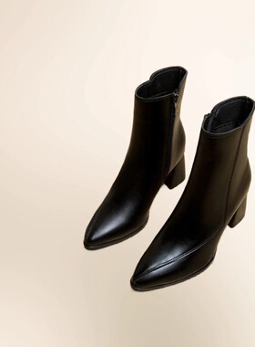 Martin boots women's autumn winter fashion thick heel shoes