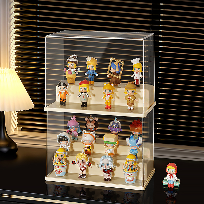 Installation-free high-definition blind box display box