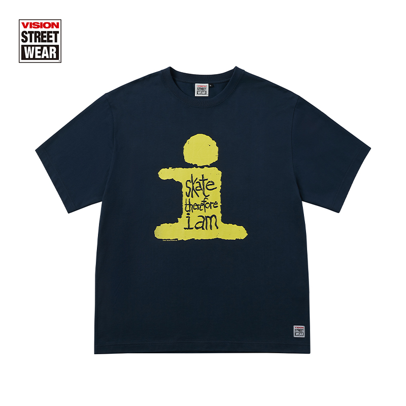 VISION官方  复刻系列印花图案街头潮流圆领短袖T恤男女同款春夏,淘宝优惠券,粉丝福利购,淘宝优惠卷