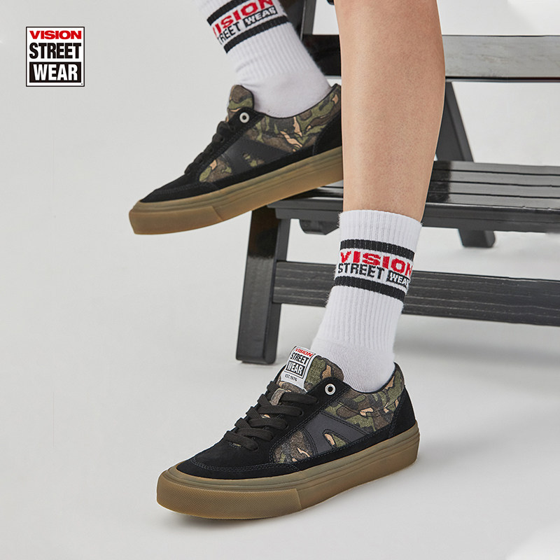 VISION官方  STICK丛林系列美式复古低帮反毛皮板鞋运动滑板鞋,淘宝优惠券,粉丝福利购,淘宝优惠卷