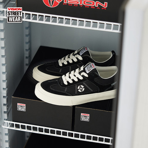 VISION官方 CHOPPER系列经典低帮翻毛皮运动板鞋帆布鞋多色可选 - 图2