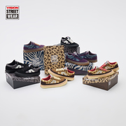 VISION官方 STICK动物系列低帮反毛皮帆布鞋休闲