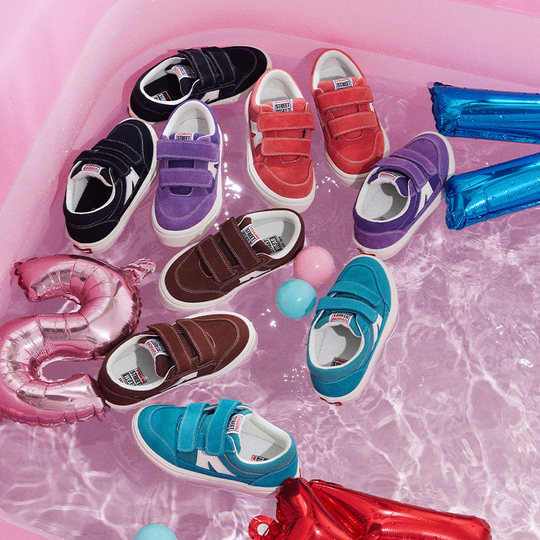 VISION KIDS官方 STICK LIGHT经典轻量魔术贴低帮滑板鞋男女童鞋