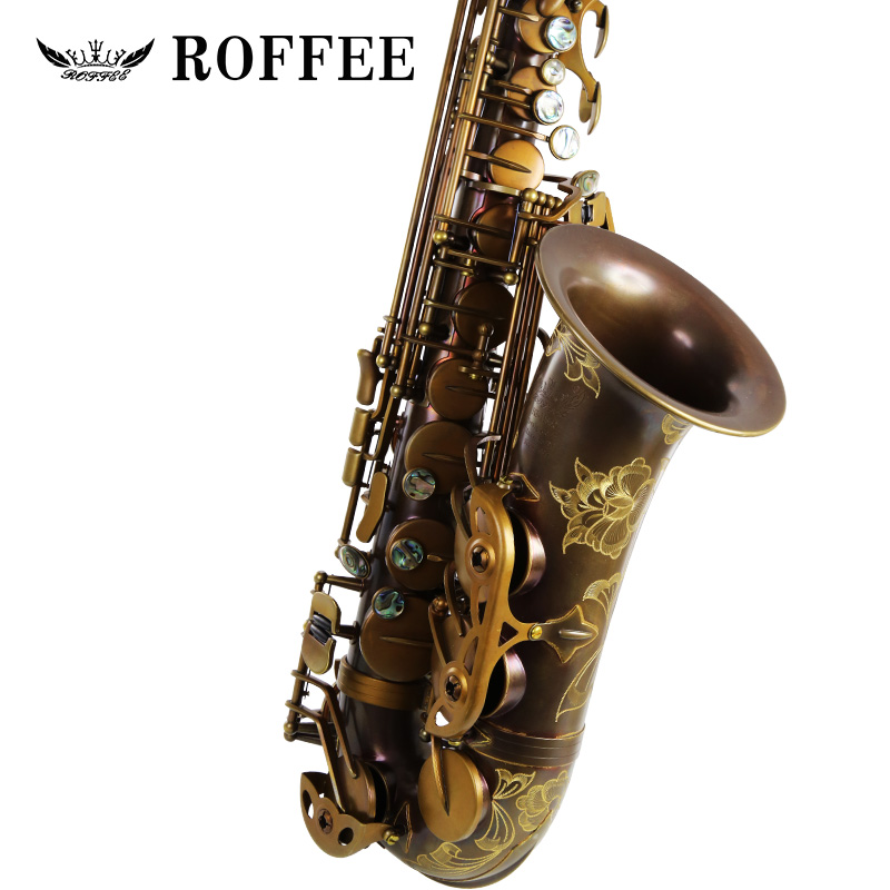 复古金铜萨克斯风专业演奏级 E 原装进口中音降 罗菲 ROFFEE 德国 复古金铜萨克斯风专业演奏级 E 原装进口中音降 罗菲 ROFFEE 德国
