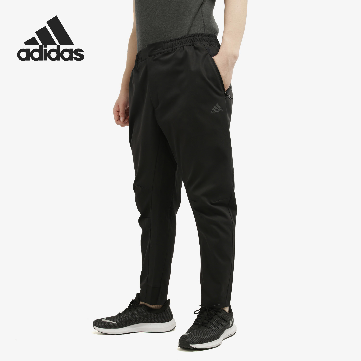 Adidas/阿迪达斯正品春季O1 PNT TWILL男子运动长裤 FM9372-图2