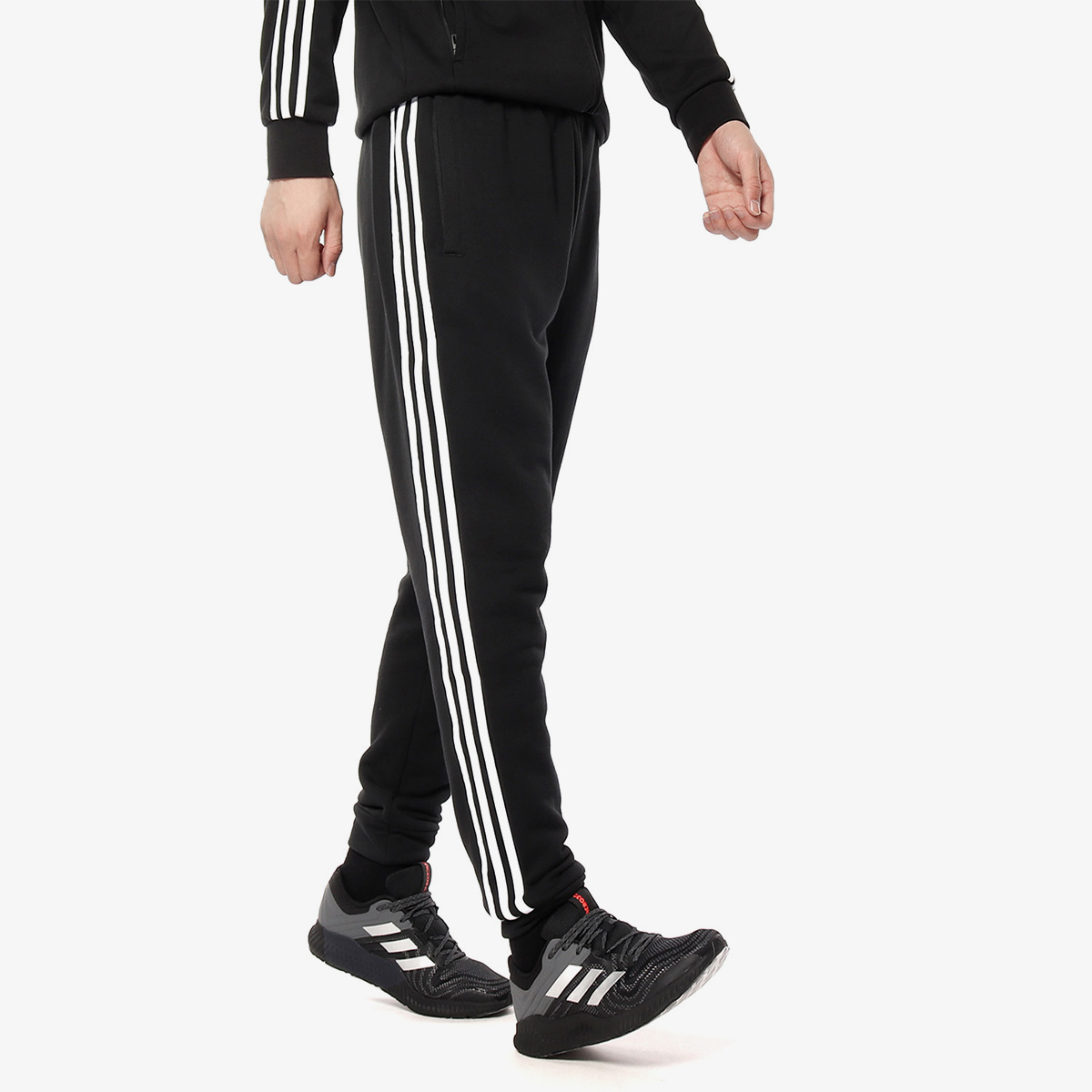 Adidas/阿迪达斯正品夏季男子三条杠束脚裤休闲裤子 EC4710 - 图0