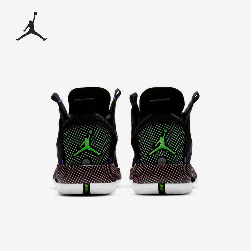 Nike/耐克正品Jordan AJ34女子GS大童运动篮球鞋BQ3384-013-图2