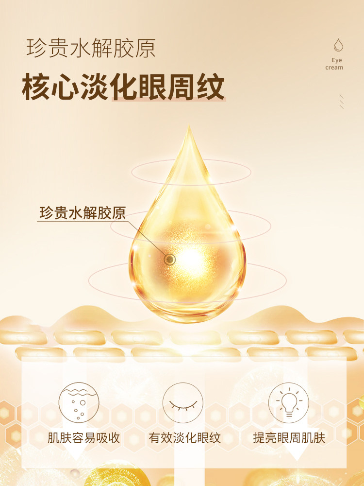 梵西提拉紧致抗皱淡化黑眼圈眼霜 fonce梵西资泉眼霜