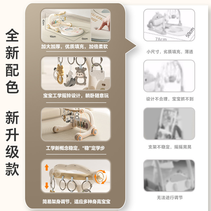 婴儿礼物满月百天宝宝用品0到3个月哄娃神器0一1岁新生儿见面礼盒