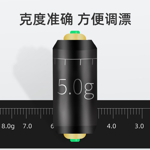 大物双芯刻度快速铅坠可调节5g6g8g10克配重加厚环保软芯铅皮卷 - 图1