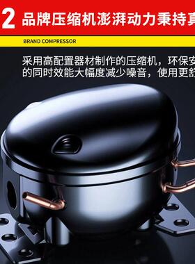 晶华速冻柜商用零下-45-80度宠物海鲜果蔬滋补品材冻干机配套