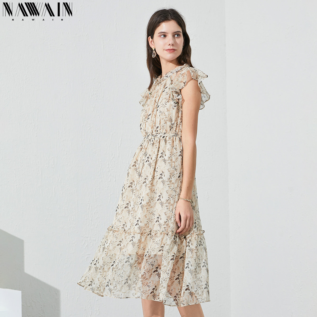  纳纹服饰连衣裙