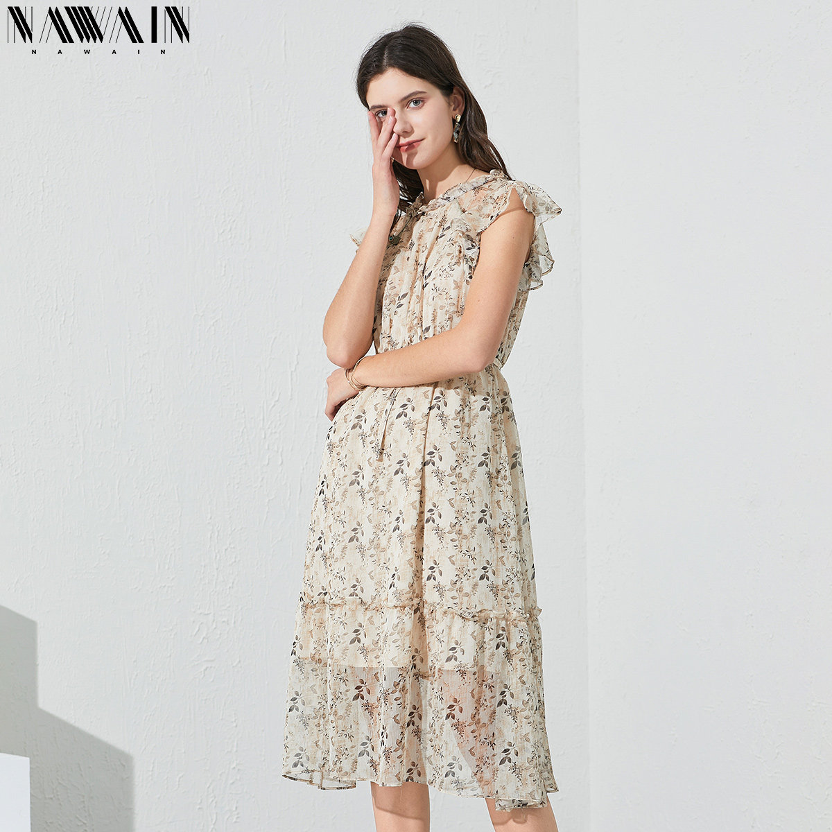  纳纹服饰连衣裙