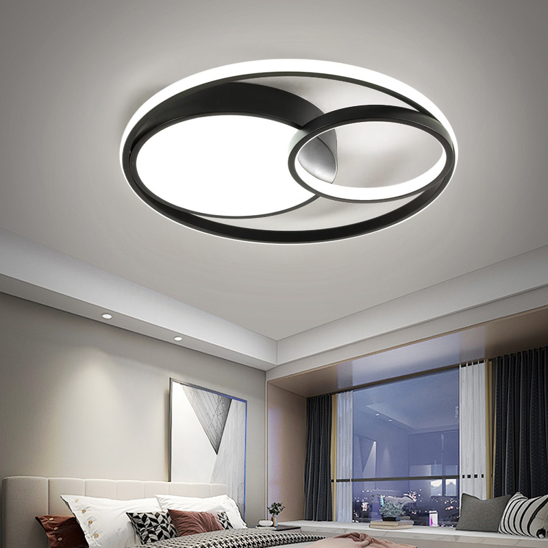 LED吸顶灯现代简约客厅主卧室房间餐厅书房轻奢家用大气室内灯具 - 图1
