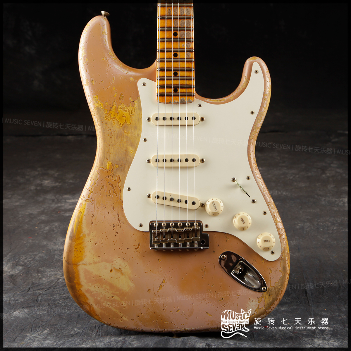 【特价】Fender Custom Shop Ltd Red Hot Strat 超级做旧 电吉他 - 图0