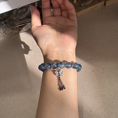 原创橘红泡面幽灵魔盒+魔鬼蓝绿萤石11mm招米转运舒缓愉悦【255】