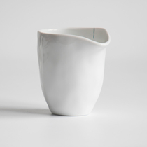 Chinese style Jean Joins Wind white Porcelain Milk Jars Coffee Milk Tank Ceramic Western small milk Milk Vat Breast Milk Cup Custard Cup