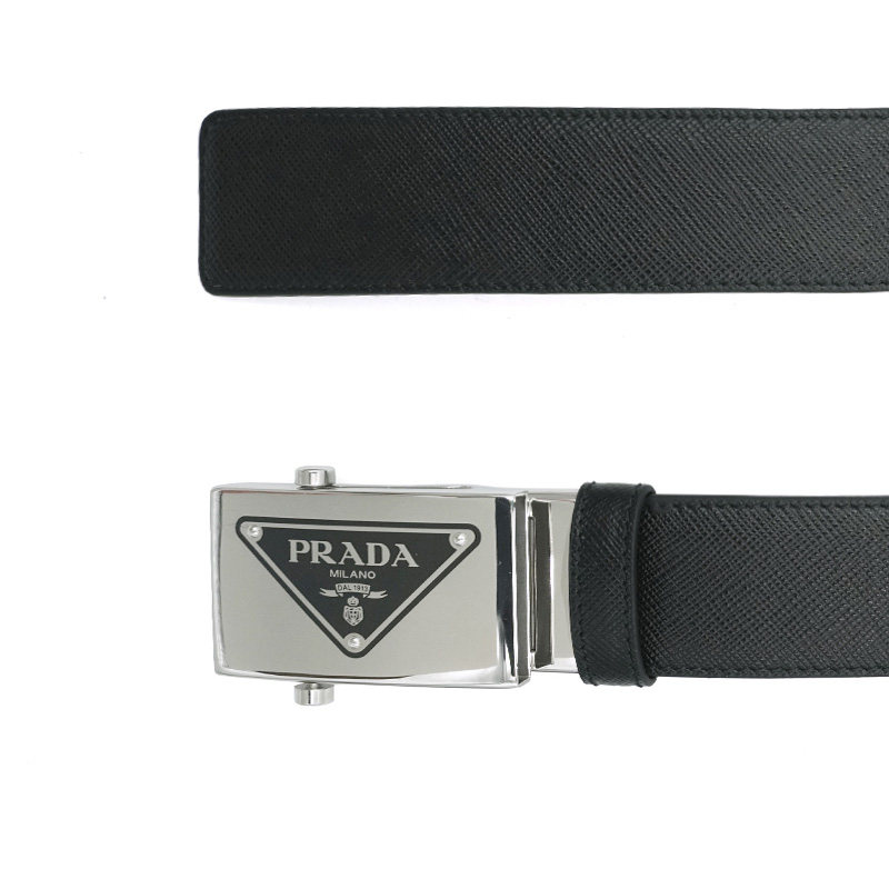 prada 2020新款男士logo扣环腰带 FLOX海外腰带/皮带/腰链
